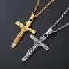 Pendant Necklaces Cross Chain Necklace For Women And Men Luxury Male Hip Hop Cool Accessory Fashion Unisex Jesus Gifts251G