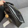 Women Genuine Leather Shoulder Shopping Bag Ladies Large Capacity Chain Bucket Tote Luxury Brand Purses and Handbags 2311