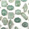 50pcs Lot Big Natural Light Green Jade Aventurine Rings Semi-precious Stone Rings Factory 178K
