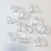 Decorative Figurines 10PCS/LOT Mini Mason Jar Plastic Cup Model Decoration Parts Simulation Tableware Dollhouse Kitchen Accessories