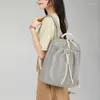 School Bags Simple Casual Backpack Oxford String Bag Pack For College Travel Outdoor Roomy 14 Inch Laptop