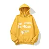 män hoodie kvinnor hoodie mens designer hoodies lyckliga kläder hoodys kvinnor kläder pullover ärmlös o-hals brev tryckt grön överrock streetwear vit kläd