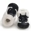 Första Walkers Winter Style Shell Head Fashion Cotton Shoes för 0-1 år gamla pojkar och flickors fotskydd och anti-droppskor 231211