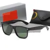 Uomini classici da sole da sole 2023 designer di telai in metallo di occhiali di lusso Raybans Sun Glasses Woman