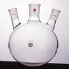 斜めの3マウスボールボトル容量5000ml重壁高強度ホウケイ酸ガラスフラスコF43