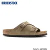 Birknstocks Sandália Chinelos Masculinos e Femininos Sandálias Birknstocks Bocken Sapatos para Mulheres Casacos Sandálias Bocken Zurich Casual Double Breasted Cortiça Sola F HB6C