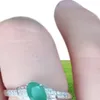 Küme Yüzük Madencilik Alanı Doğal Emerald Ring 925 STERLING Silver Women039s Highend Renkli Mücevher1946443