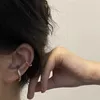 Boucles d'oreilles minimalistes géométriques torsadées, Clip de manchette d'oreille pour femmes, faux Piercing en métal irrégulier Simple, accessoires de bijoux