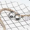 Gümüş kaplama yüksek kaliteli mücevher kişiliği moda trendi yüzüğü kişiliği kız yüzüğü hediye moda takı tedariki21s satmak