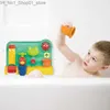 Jouets de bain Jouet de pulvérisation d'eau de bain pour bébé jouets de baignoire interactifs pour les tout-petits jouet de douche créatif avec 2 ventouses aucune batterie nécessaire Q231212