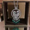 Hezekiah Luxus-Papagei-Halskette Hochwertige Luxus-Damenhalskette Tanzparty Damen und Damen Temperament Eingelegt mit AAA zirc307L