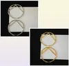 Orecchini per lettere di hoop designer per donne Hoops Gold Hoops Orecchino di lusso Big Circle Orecchini Gioielli Womens Earrings UniSex Studri 2322806
