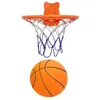 Bollar Hanger Hook Inomhus utomhus basketuppsättning med Net Ball Kid Basketball Sport Toy 231212