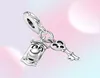 Ny ankomst 100 925 Sterling Silver Key Door Knob Dangle Charm Fit Original European Charm Armband Fashion Jewelry Accessories9924762