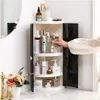 Mode Neue Regal Große Kapazität Platzsparend Lagerung Rack Shampoo Kosmetik Organizer Halter Hause Bad Zubehör Z1123243W