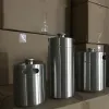 Beer Keg With Release Valve Bar Grolwer Pressurized Tool Container Gal Home Brewing Bottle Dispenser Stainless Steel Wine Jar ZZ