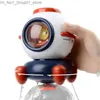 Bath Toys Water Bath Toys Rotating SpaceShip Toys With Light For Bathtub Söta Intressanta Bath Toys Safe For Shower Room Swimming Pool Tub Q231212