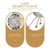 Relógios de pulso pulseiras ajustáveis para mulheres senhoras relógio moda relógio de pulso senhora quartzo chique jóias estudante