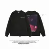 Men's Hoodies Chic Straight Long Sleeve Sweatshirts Loose Solar Sky Top Male Hip Hop Suede Pullovers