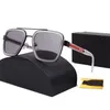 Top marque designer hommes et femmes 88079 mode grand cadre double pont lunettes de soleil lunettes de conduite protection solaire extérieure contre l'éblouissement avec boîte