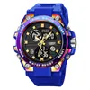 Orologi da polso LOQNCE Uomo Montre Homme Hour Orologi sportivi Orologio cronografo digitale doppio tempo Orologio da uomo con display a LED al quarzo