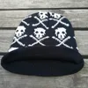 Chapeau de bonnet de créateur Bonnet de luxe femmes bonnet été conception tête fantôme jacquard chapeau en tricot Y2K chapeau de crâne de pirate pour les femmes