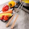 Utensílios de cozinha para grelhar, pauzinhos, utensílios para sushi, restaurante, alça longa, talheres extras para fritar