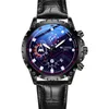 Herenmodehorloges van hoge kwaliteit, luxe waterdicht glow-in-the-dark quartz horloge sporthorloge