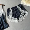 Dames Nachtkleding Sexy Satijnen Pyjama Set Wit Kant V-hals Pyjama Mouwloos Schattig Cami Top En Shorts Vrouwelijke Slaapbenodigdheden