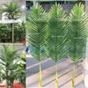 Large Latex Christmas Artificial Patio Sago Phoenix Coconut Palm Plant Tree Branch Frond Wedding Home Furniture Decor Outdoor G091237V