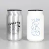 Bouteilles d'eau en aluminium par Sublimation, bouteilles d'eau portables vierges, pot Mason de 280ML, tasses en aluminium LG26