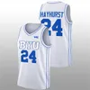 Custom Men Youth 2024 BYU Cougars College Basketball Jersey Spencer Johnson Trey Stewart Atiki Ally Tanner Hayhurst Gideon George Trevin Knell Nate Webb Dall Jersey