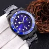 AAA Mens 40mm Mechanical Watch Designer 904L جميع الفولاذ المقاوم للصدأ السيراميك الفاخرة الساحلية قابلة للطي حزام مشبك Montre de Luxe استنادًا إلى صور حقيقية