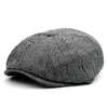 Berets Vintage Herren Baskenmütze Hut Herringbone Tweed Sboy Flat Cap Boinas Para Mujer Wollmischung 21 Styles