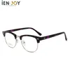 Ienjoy Runde Metall Legierung Gläser Marke Bein Klar Lenes Retro Mode Myopie Brillen Für Menwomen G;ass Rahmen Sonnenbrille302R
