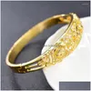 Bangle Bangle Zea Dear Jewelry Classic Findings Big Round For Women High Quality Bracelet Party Gift Dubai Fashion Drop Delivery Jewel Dh5Rl