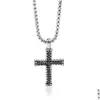 Pendant Necklaces Women Men Designer Pendant Pendants Cross Necklace Twisted Jewelry Hhop Necklaces Fashion Hip Zircon Punk Drop Deliv Dh7Kt