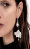 Godki Luxury Imitation Pearl Long Dangle Earrings for Women Cubic Zirconia Crystal CZ Wedding Bridal Statement Drop Earring 2018 T9762460