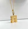 Relief Designer Three-dimensional Triomphe Pendant Female Cool Breeze Celebrity High-end Temperament Light Luxury Necklace3277285