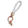 Creative Diamond Bracelet Key Chain Men Mulheres requintadas pingentes de bolsa adorável para festas de festas de presente Cadeia de chave preta