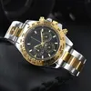 R0lex Wrist Watches for Men 2024 New Mens Watches All Dial Work Work Quartz Watch عالية الجودة أعلى العلامة التجارية الرفاهية على مدار الساعة Men Fashion Ro007