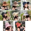 Cappelli a tesa larga da donna in rete tessuta per visiera parasole con fiocco aperto e ripiegabile protezione solare ripiegabile da spiaggia