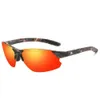 Camouflage-Sport-Sonnenbrille zum Radfahren und Angeln, farbwechselnde polarisierte Brille D672