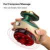 Équipement mince portable Ems Massage par ventouses électriques Ventouses à pression négative Gua Sha Grattage Drague Méridien Ir Chauffage Perte de poids Graisse 231211