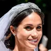 Luxe Oostenrijkse Strass Meghan Prinses Kroon Kristal Bruids Tiara Kroon Diadeem Voor Vrouwen Bruiloft Haaraccessoires Sieraden Y20254N