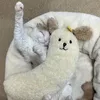 Kennes Pens ins Winter Dog Pillow w celu ochrony kręgosłupa szyjnego głęboki sen poduszkę w kształcie litery U Fall Pluszowa ciepła kota poduszka poduszka pies 231212