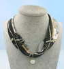 Han Jing Multi kleur Sieraden Verklaring Ketting Hanger Sjaal Vrouwen Bohemen Halsdoek Foulard Femme Accessoires7337390