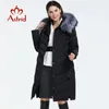 Women's Trench Coats Astrid 2023 Winter Arrival Down Jacket Women With A Fur Collar Loose Clothing Outerwear Quality Coat FR-2160