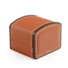 Watch Boxes Selling PU Leather Box European Storage Flip Packaging