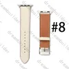 Designer Straps WatchBands Watch Band 42mm 38mm 40mm 44mm Iwatch 2 3 4 5 Bands läderband Armband Fashion Stripes